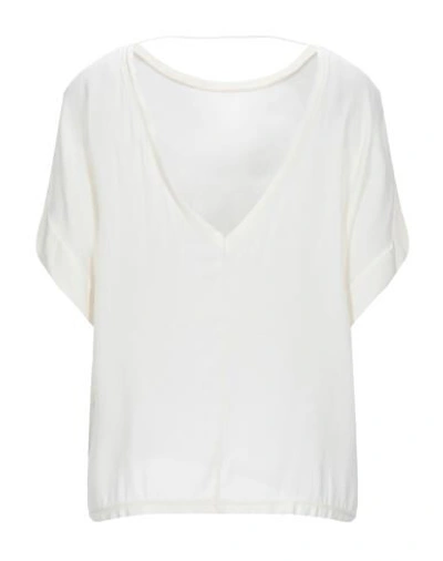 Shop Même Road Blouses In Ivory