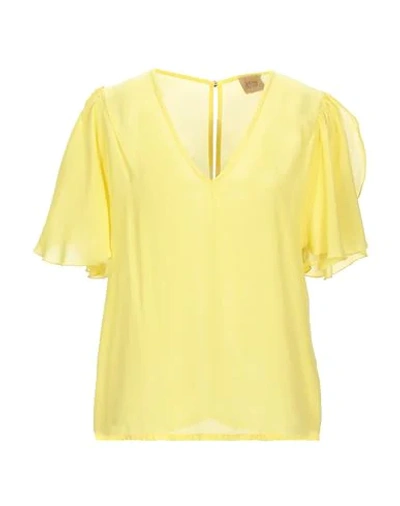 Shop Même Road Blouses In Yellow