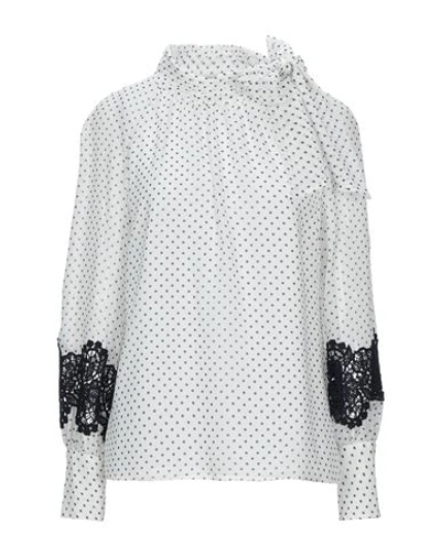 Shop Giorgio Grati Blouses In White