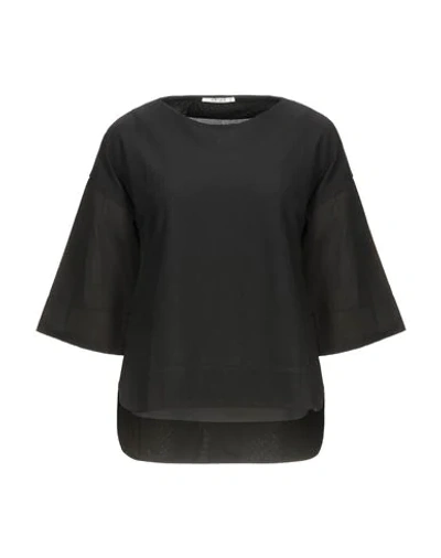 Shop Kangra Cashmere T-shirts In Black