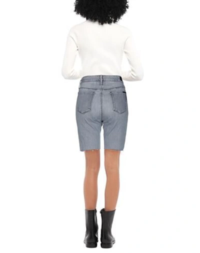 Shop Rta Denim Shorts In Grey