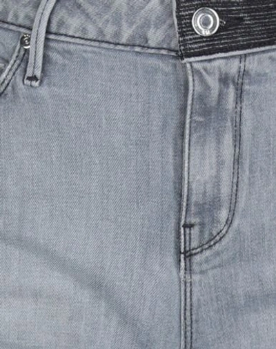 Shop Rta Denim Shorts In Grey