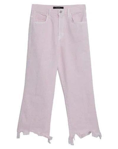 Shop J Brand Woman Jeans Light Pink Size 25 Cotton