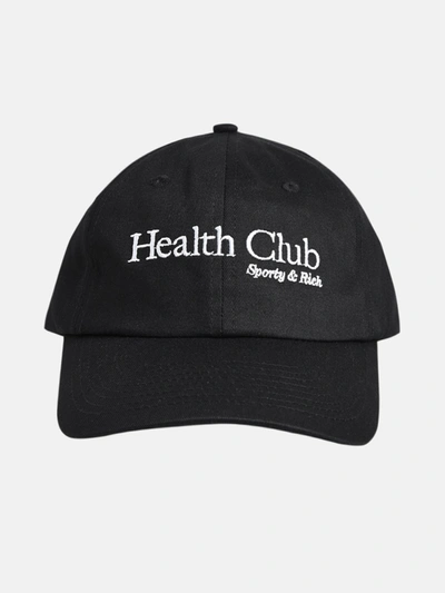 Shop Sporty And Rich Black Health Club Hat