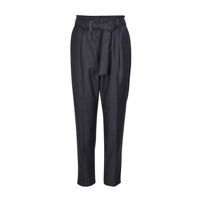 Shop Brunello Cucinelli Baggy Trousers In Lignite