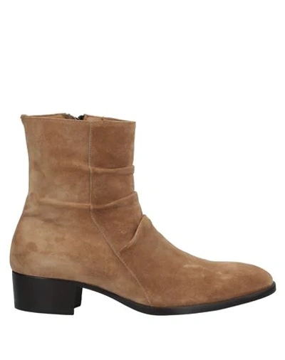 Shop Matt Moro Ankle Boots In Camel