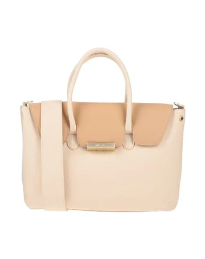 Shop Mia Bag Handbag In Beige