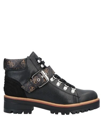 Guess Ankle Boots In Black