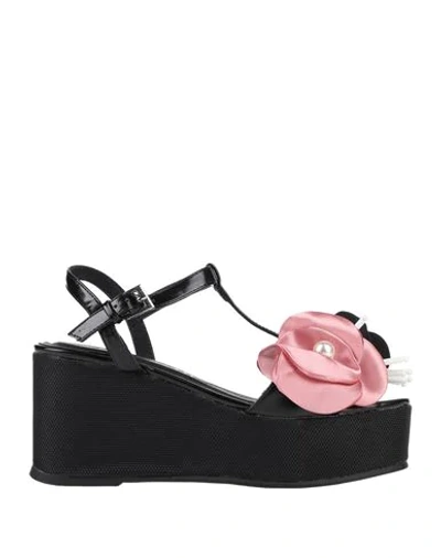 Shop 67 Sixtyseven Sandals In Black