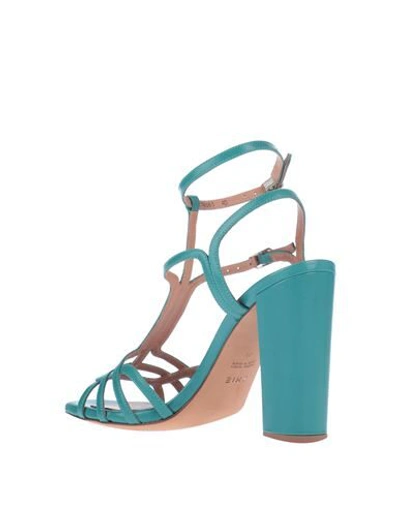 Shop Chie By Chie Mihara Sandals In Turquoise