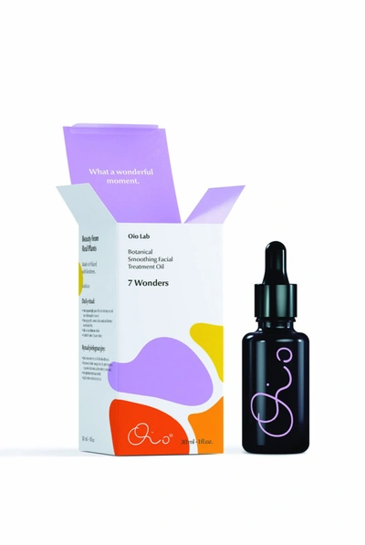 Shop Oio Lab 7 Moments Botanical Smoothing Facial Treatment Oil