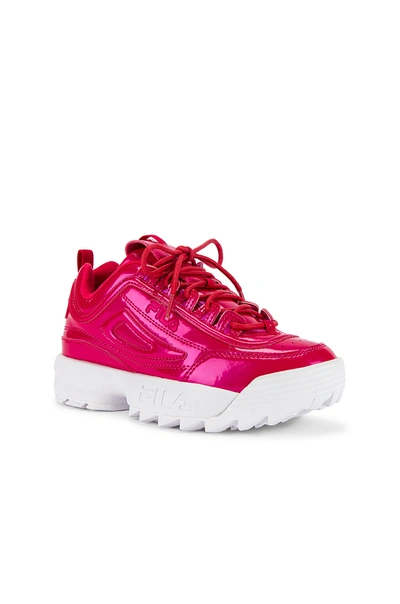 Shop Fila Disruptor Ii Liquid Luster Sneaker In Red