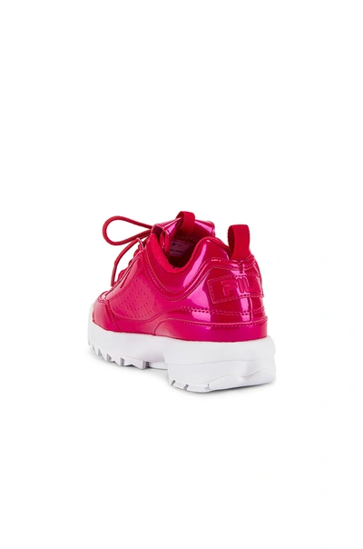 Shop Fila Disruptor Ii Liquid Luster Sneaker In Red