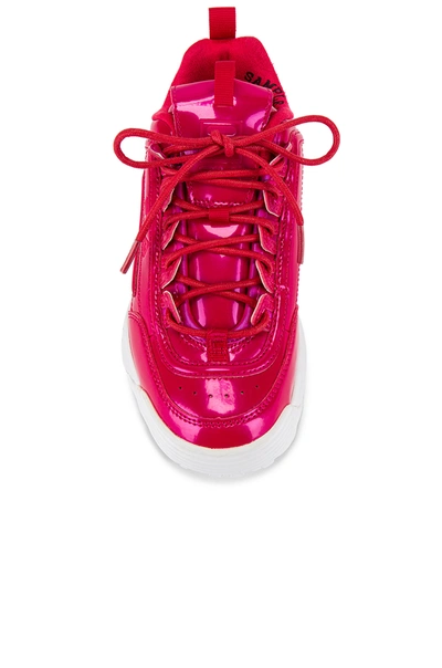 Shop Fila Disruptor Ii Liquid Luster Sneaker In Red
