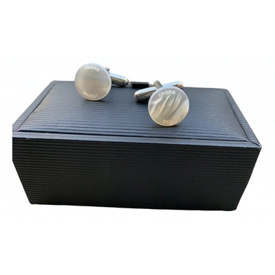 Pre-owned Gucci Silver Silver Cufflinks