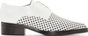 STELLA MCCARTNEY Black & White Check Scarpa Derby Shoes