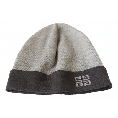 Pre-owned Givenchy Grey Wool Hat