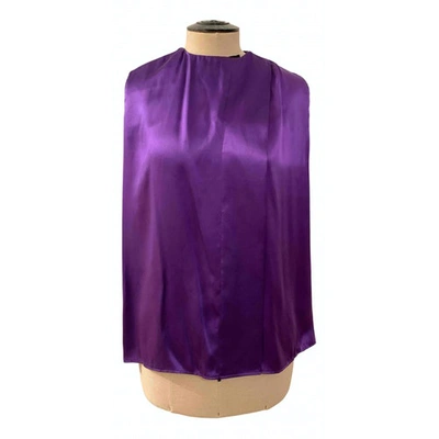 Pre-owned Haider Ackermann Purple Silk  Top