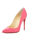 CHRISTIAN LOUBOUTIN Pigalle Follies Point-Toe Red Sole Pump