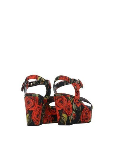 Shop Dolce & Gabbana Sandals In Red