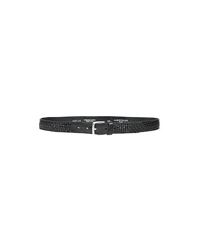 Shop Alberto Luti Belts In Black
