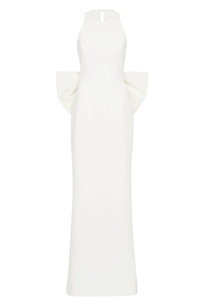 Shop Rebecca Vallance -  Amore Bow Gown  - Size 12 In Ivory