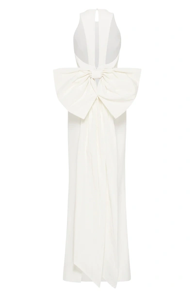 Shop Rebecca Vallance -  Amore Bow Gown  - Size 12 In Ivory