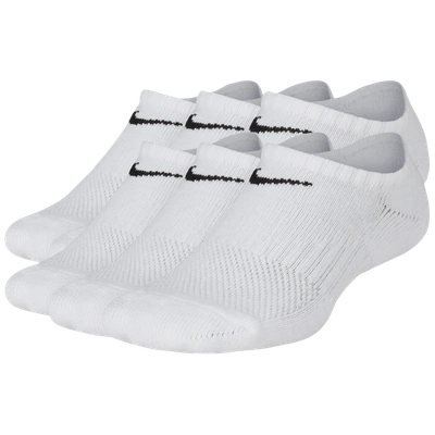 Shop Nike Boys  6 Pack Cushioned No-show Socks In White/black
