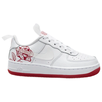 Shop Nike Boys  Air Force 1 Low In White/red