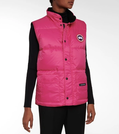 Shop Canada Goose Freestyle Down Vest In Pink