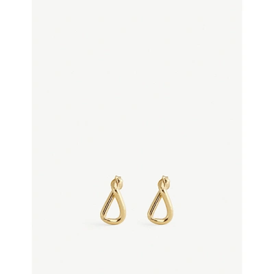 Shop Alighieri The Trembling Bough 24ct Gold-plated Bronze Stud Earrings
