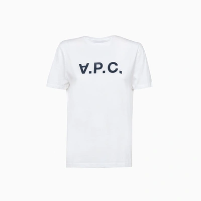 Shop Apc A.p.c. T-shirt Coebqx-f26588 In Dark Navy