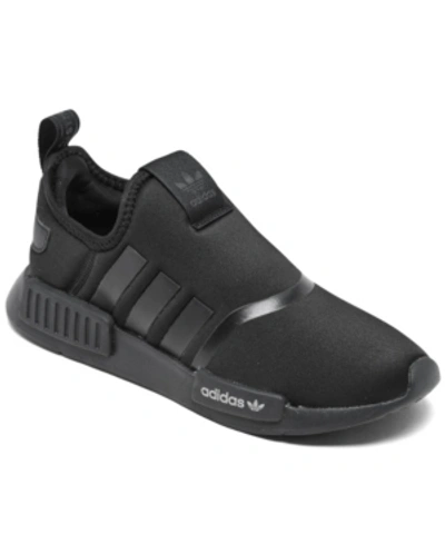 Shop Adidas Originals Toddler Boys Nmd 360 Casual Sneakers From Finish Line In Black, Silver