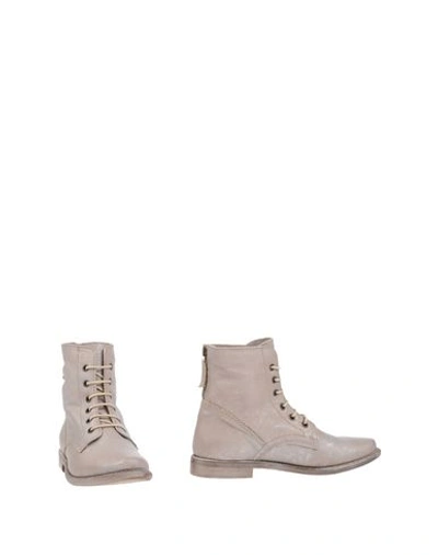 Shop Manas Ankle Boot In Dove Grey