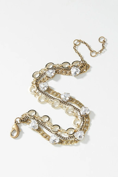 Shop Sorrelli Aurelie Layered Wrap Bracelet In Gold
