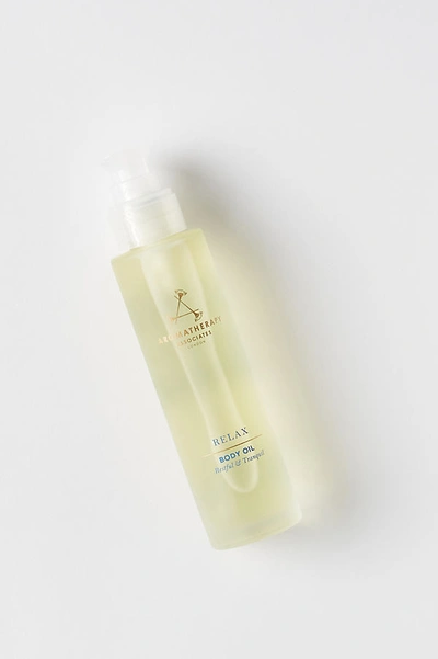 Shop Aromatherapy Associates Relax Body Oil In Blue