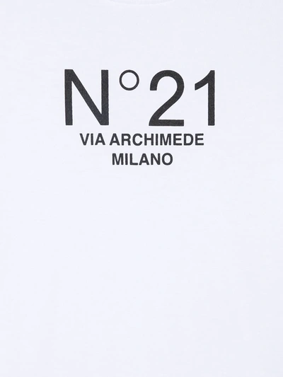 Shop N°21 Logo-printed T-shirt In White