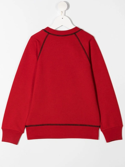 Shop N°21 Logo-printed Sweatshirt In Red