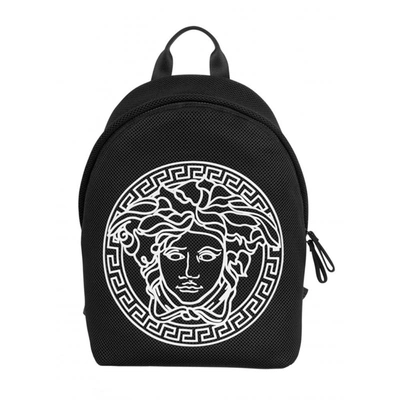 Shop Versace Kids Medusa Head Backpack In Black