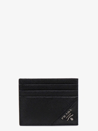Shop Prada Card Holder In Black
