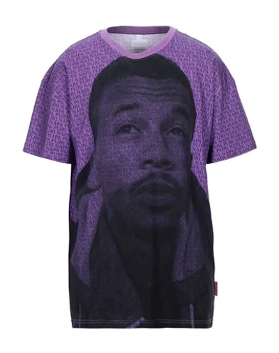 Napa By Martine Rose Photo Print T-shirt In Purple | ModeSens