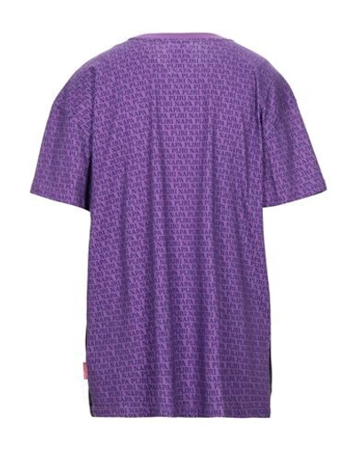 Shop Napa By Martine Rose T-shirts In Mauve