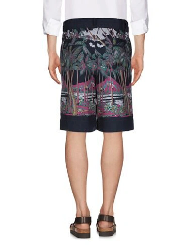 Shop Sacai Shorts & Bermuda Shorts In Dark Blue