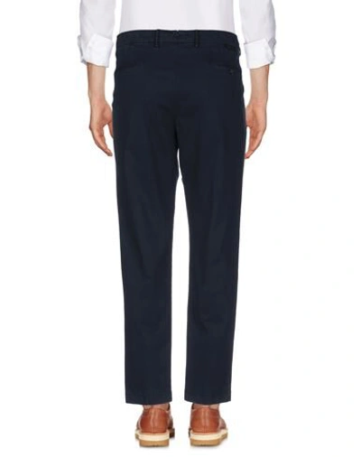 Berwich Tailored Wool Pants With Straight Leg In Blue