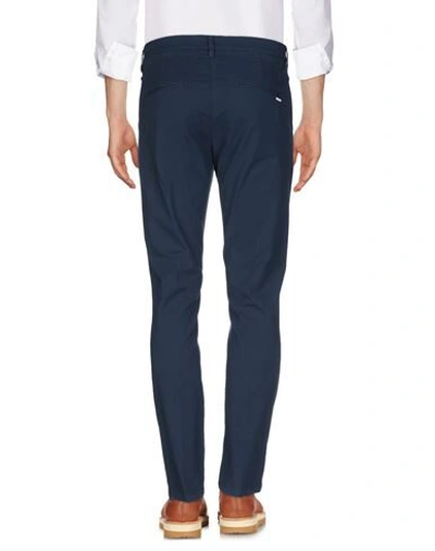 Aglini Man Pants Midnight Blue Size 30 Cotton, Elastane In Black