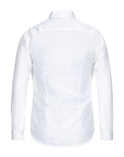 Shop Alessandro Gherardeschi Solid Color Shirt In White