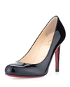 Christian Louboutin Simple Patent Red Sole Pump, Black