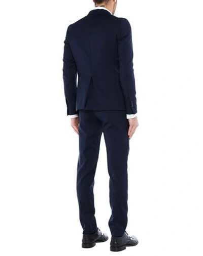 Shop Mauro Grifoni Man Suit Midnight Blue Size 44 Virgin Wool