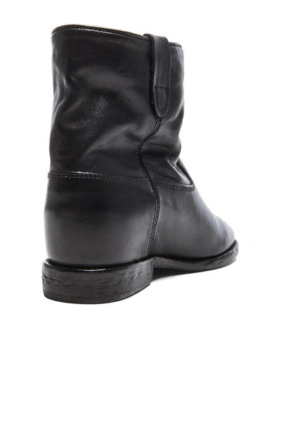 Shop Isabel Marant Cluster Leather Boots In Black
