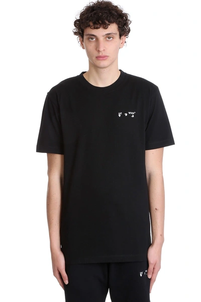 Shop Off-white Ow Logo T-shirt In Black Cotton
